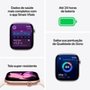 Apple Watch Series 11 GPS, Caixa Prateada de Alumínio de 46 mm, Pulseira esportiva roxo-névoa, Tamanho M/G - MEVA4AM/A