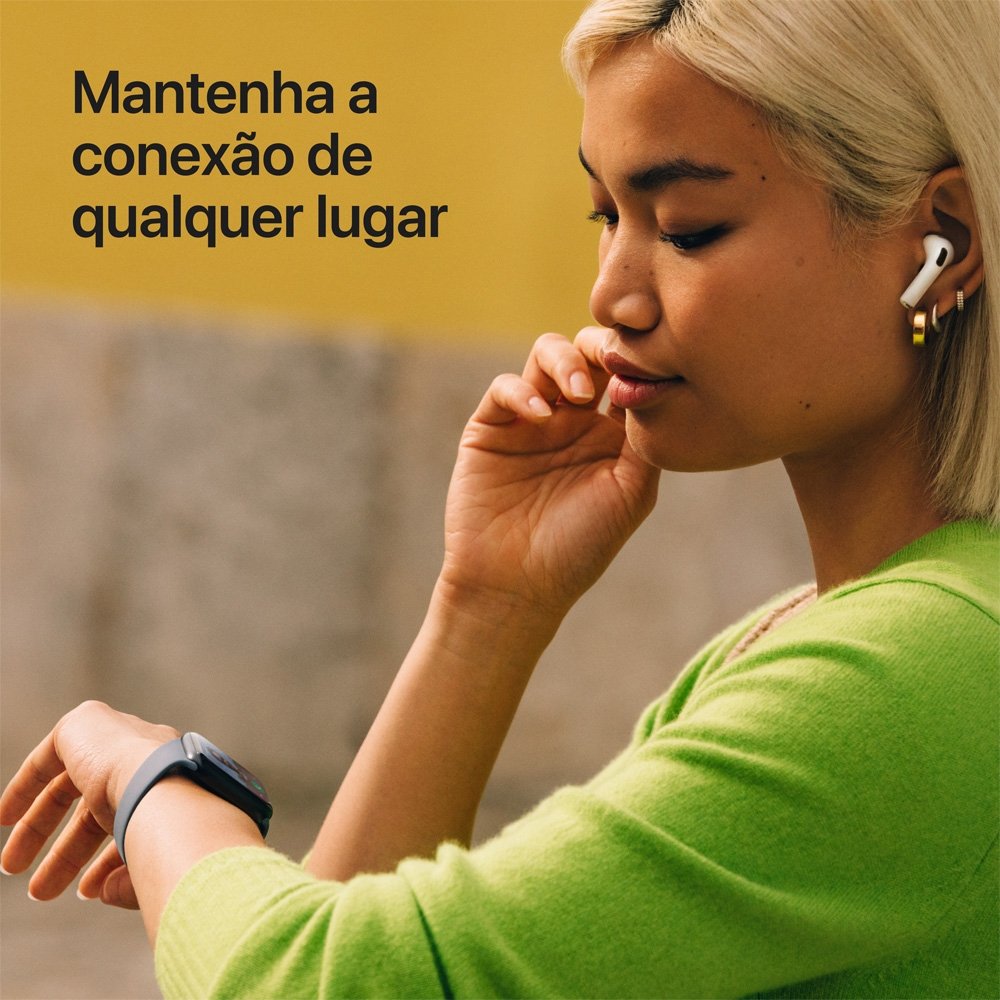 Apple Watch SE 3 GPS, Caixa Estelar de Alumínio de 40 mm, Pulseira Esportiva Estelar, Tamanho P/M - MEH34AM/A Apple Watch SE 3 GPS, Caixa Estelar de Alumínio de 40 mm, Pulseira Esportiva Estelar, Tamanho P/M - MEH34AM/A
