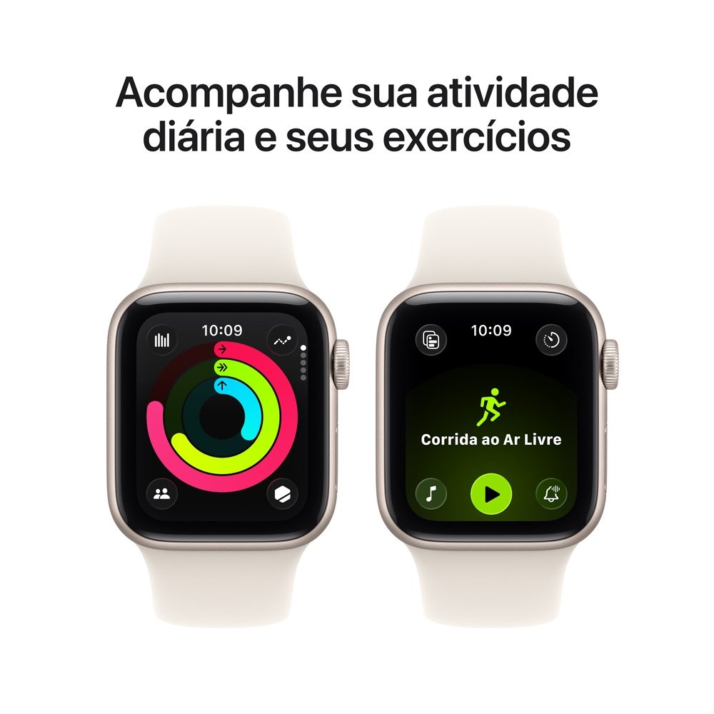 Apple Watch SE 3 GPS, Estelar 40 mm | KaBuM!