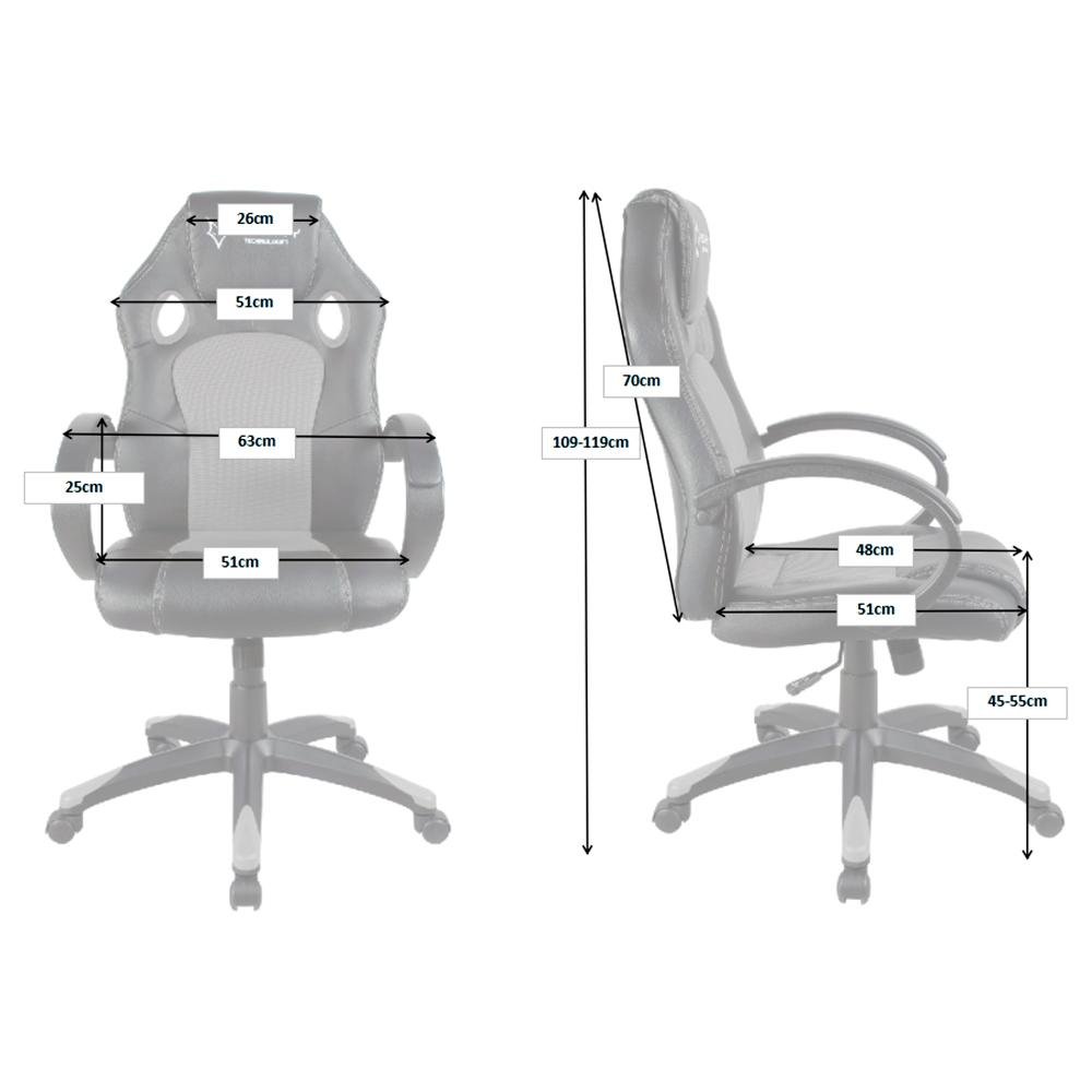 Cadeira Gamer Husky Gaming Snow, Preto e Azul, Cilindro de Gás Classe 4, Base em Metal, Roda em Nylon - HSN-BB Cadeira Gamer Husky Gaming Snow, Preto e Azul, Cilindro de Gás Classe 4, Base em Metal, Roda em Nylon - HSN-BB