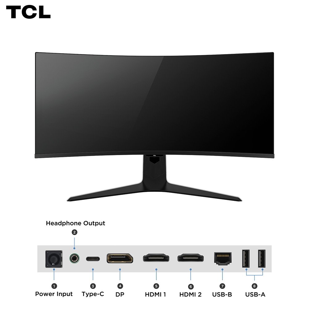 Monitor Gamer Ultrawide TCL 34R83Q, 34