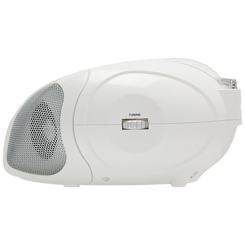 Rádio Portátil Philco - CD, MP3, USB, Aux. e FM 5W RMS Bivolt Branco - PB119B 056603111 Rádio Portátil Philco - CD, MP3, USB, Aux. e FM 5W RMS Bivolt Branco - PB119B 056603111