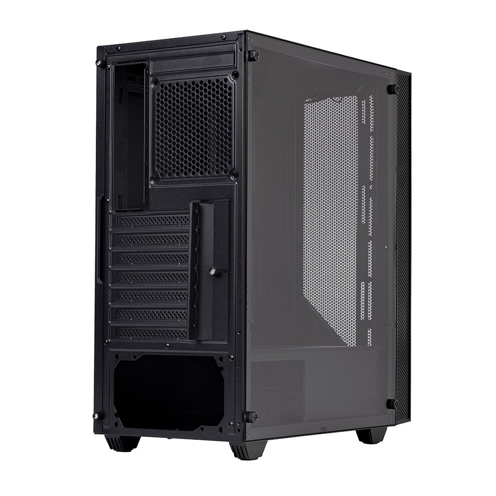 Gabinete Gamer Round5 Syndra, Mid Tower, ATX, Lateral em Vidro, Frente Mesh, Preto - R5-SYNDRA-B-2183