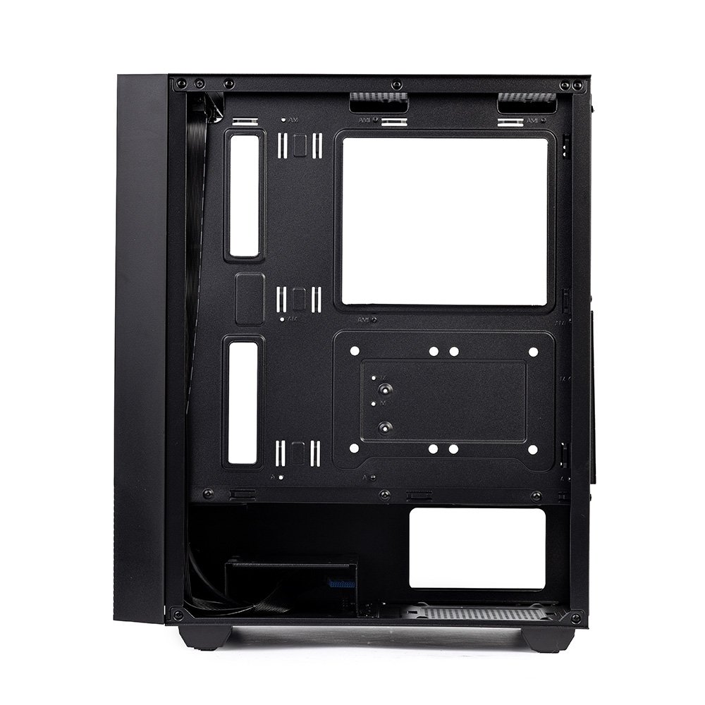 Gabinete Gamer Round5 Syndra, Mid Tower, ATX, Lateral em Vidro, Frente Mesh, Preto - R5-SYNDRA-B-2183