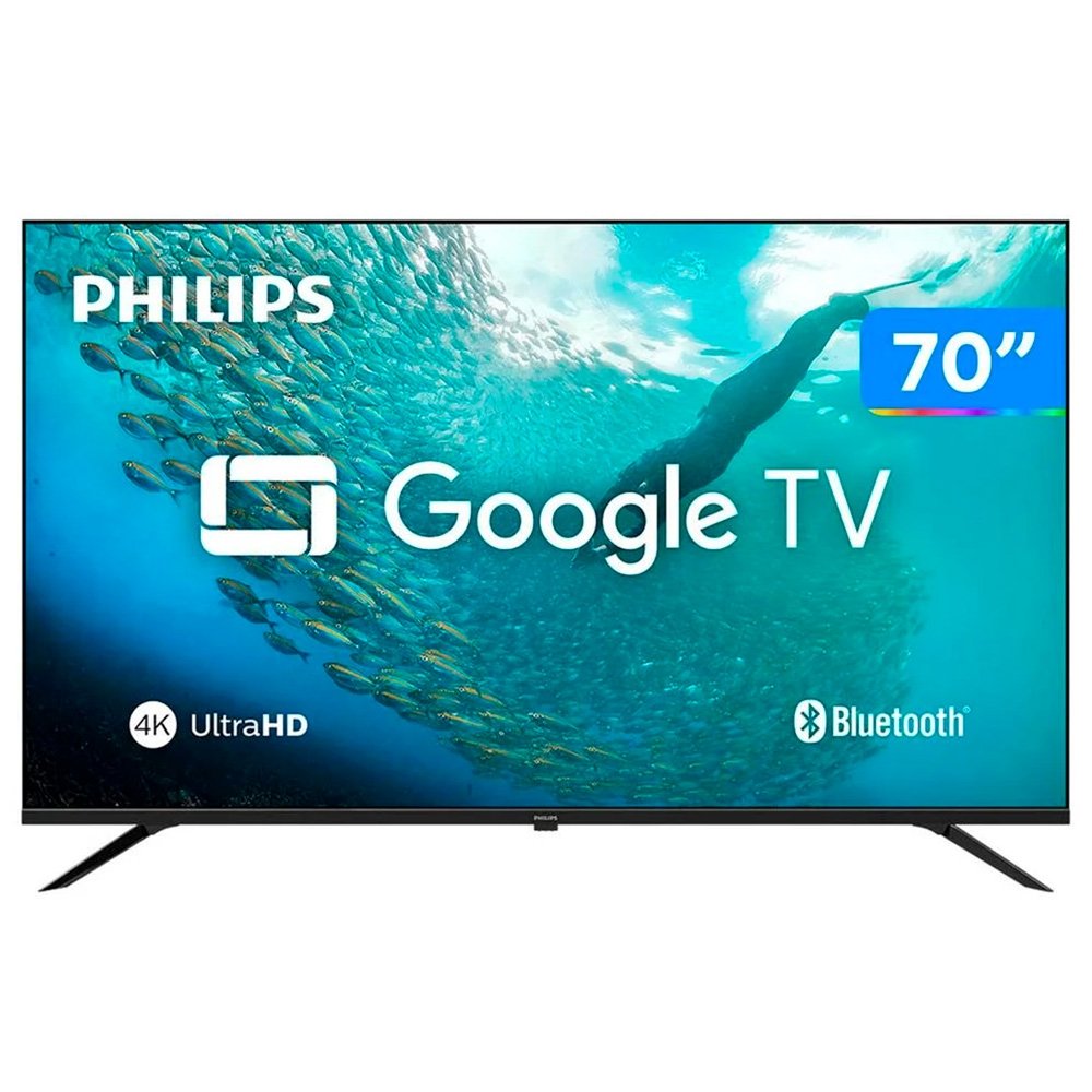 Smart TV 70"" Philips 4K UHD DLED 70PUG7019/78 Google TV Quad Core Google Assistente 3 HDMI - view 2