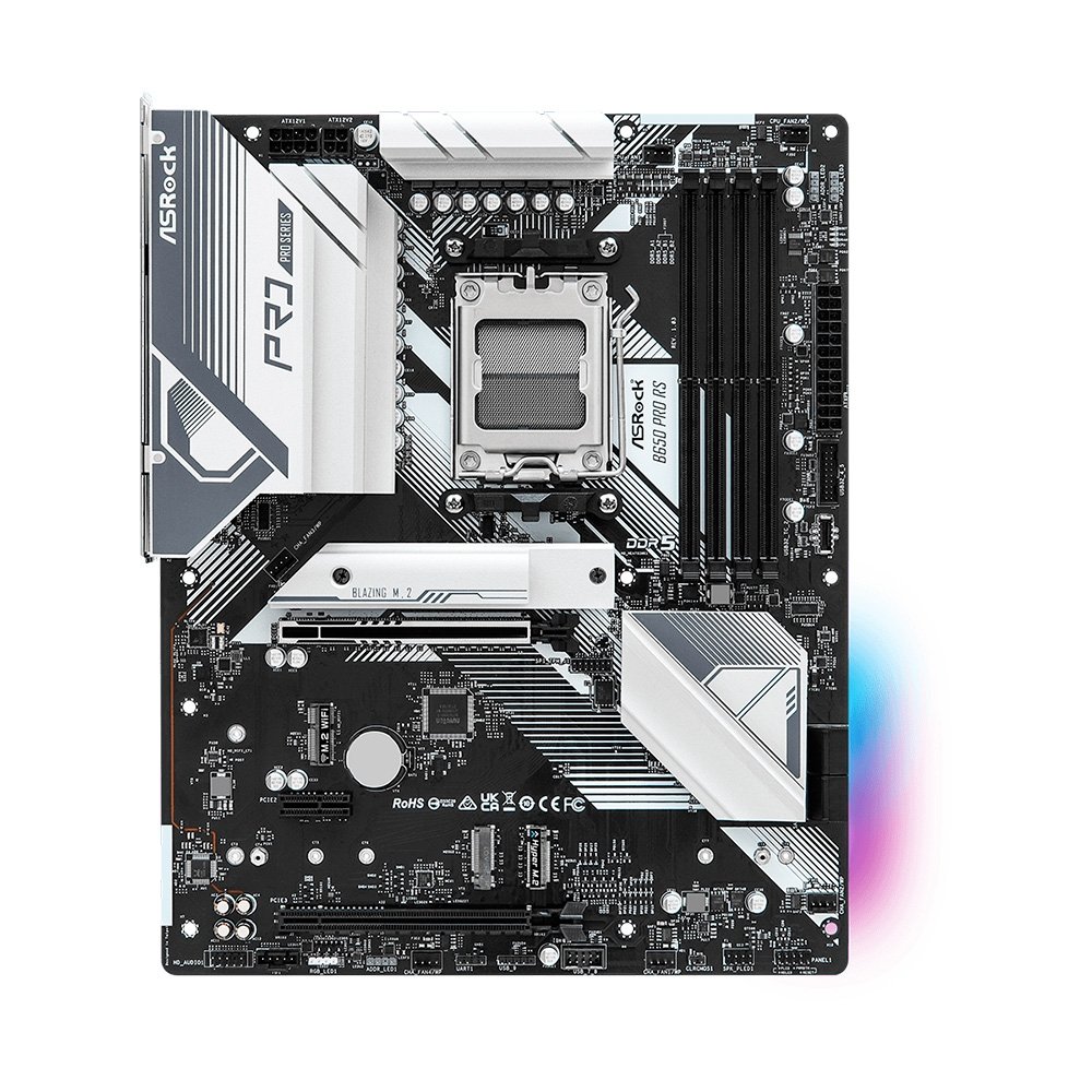 Placa-Mãe ASRock B650 Pro RS, Ryzen AM5 B650, ATX , DDR5 - 90-MXBL10-A0UAYZ Placa-Mãe ASRock B650 Pro RS, Ryzen AM5 B650, ATX , DDR5 - 90-MXBL10-A0UAYZ