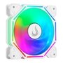 Ventoinha Rise Mode Hex Turbine PWM Reverse, 120mm, ARGB, Branco - RM-H-ARGB-TOR-W-RV