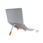 Suporte para Notebook e Tablet Octoo LiteStand Note, Ice Silver e Laranja - 9568