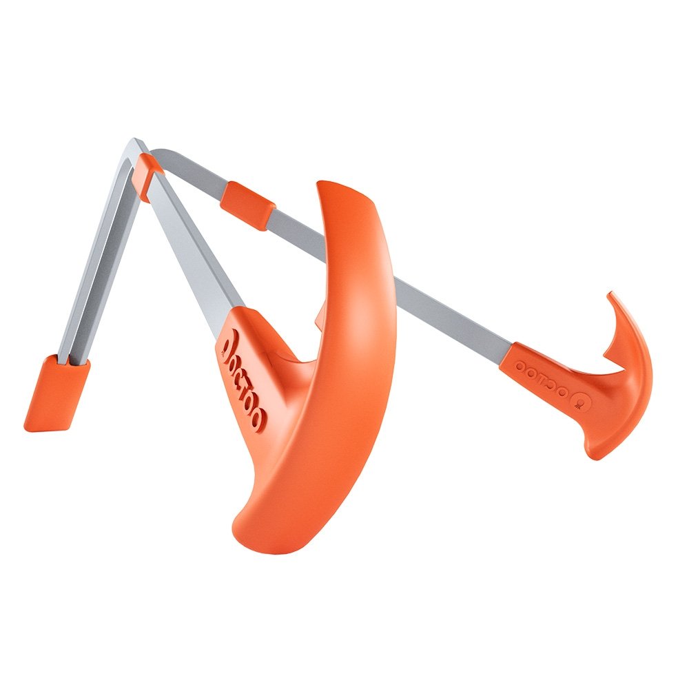 Suporte para Notebook e Tablet Octoo LiteStand Note, Ice Silver e Laranja - 9568