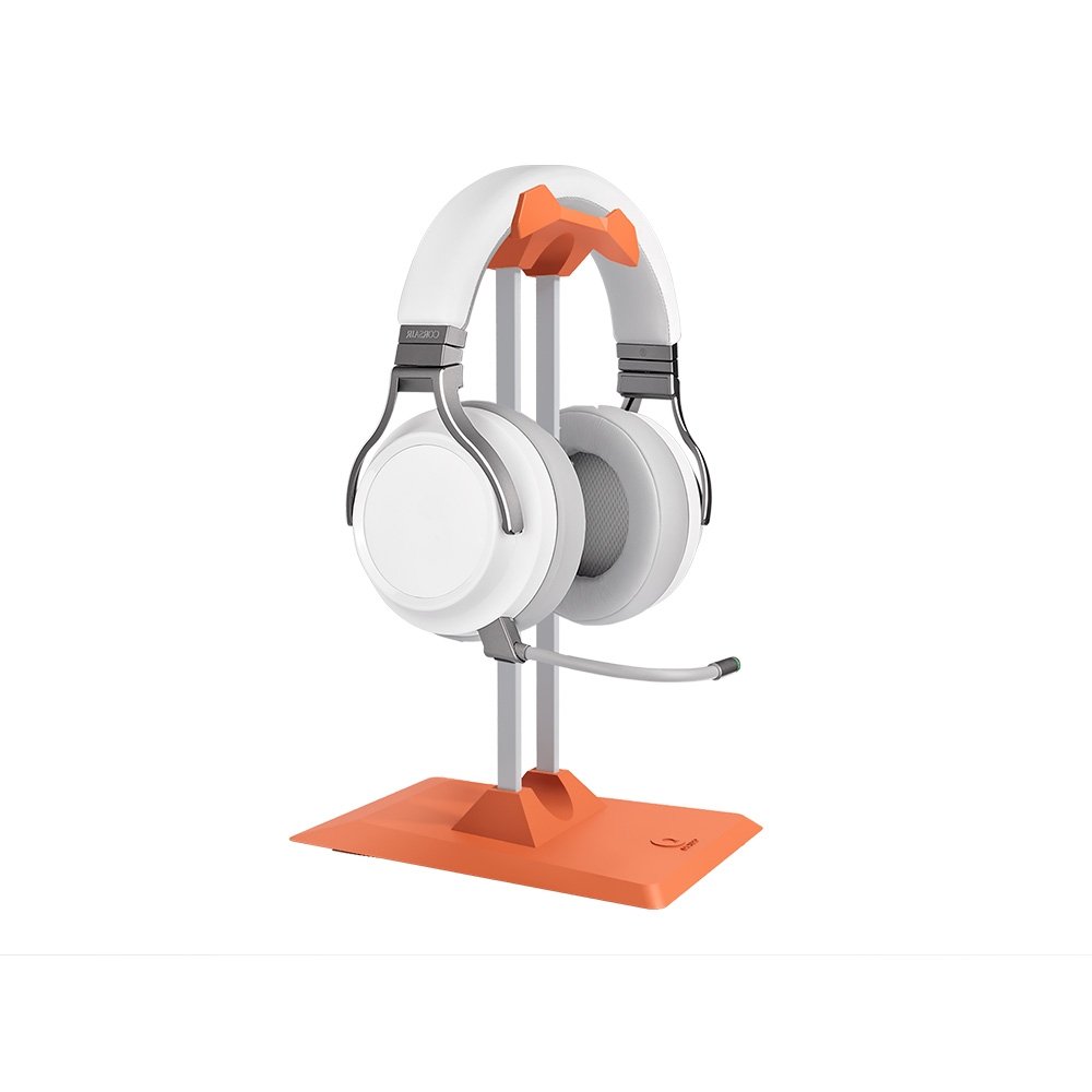 Suporte para Headset Gamer Octoo LiteStand, Ice Silver e Laranja - 9603