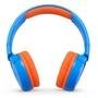 Fone de Ouvido Sem Fio JBL Jr 300BT, Bluetooth, Azul e Laranja   - JBLJR300BTUNO
