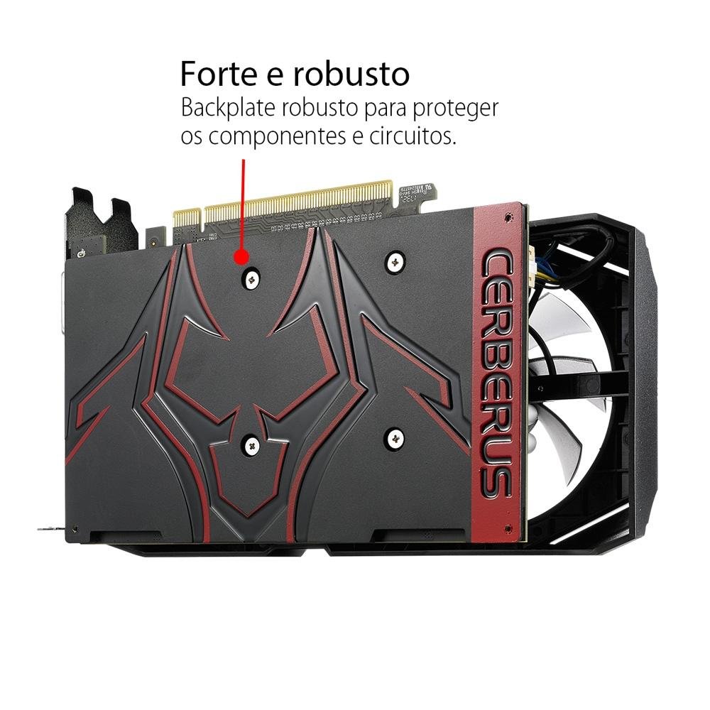 Placa de Vídeo Asus NVIDIA GTX 1050 Ti OC | KaBuM!