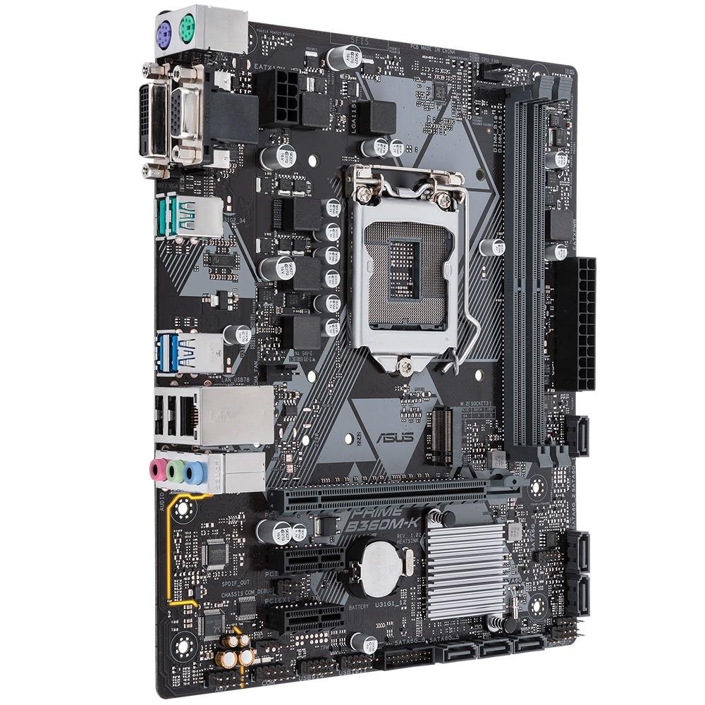 Placa-Mãe Asus Prime B360M-K, Intel LGA 1151, mATX, DDR4