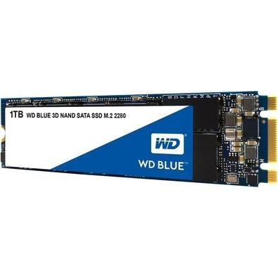 内蔵型SSD WD Blue 1TB SSD M.2 SATA WDS100T2B80 SSD 1 TB WD Blue, M.2, Leitura: 560MB/s e Gravação: 530MB/s