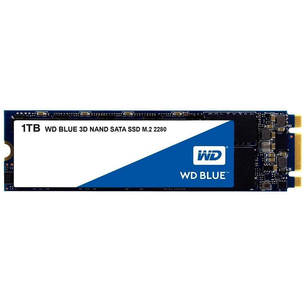SSD 1 TB WD Blue, M.2, Leitura: 560MB/s e Gravação: 530MB/s