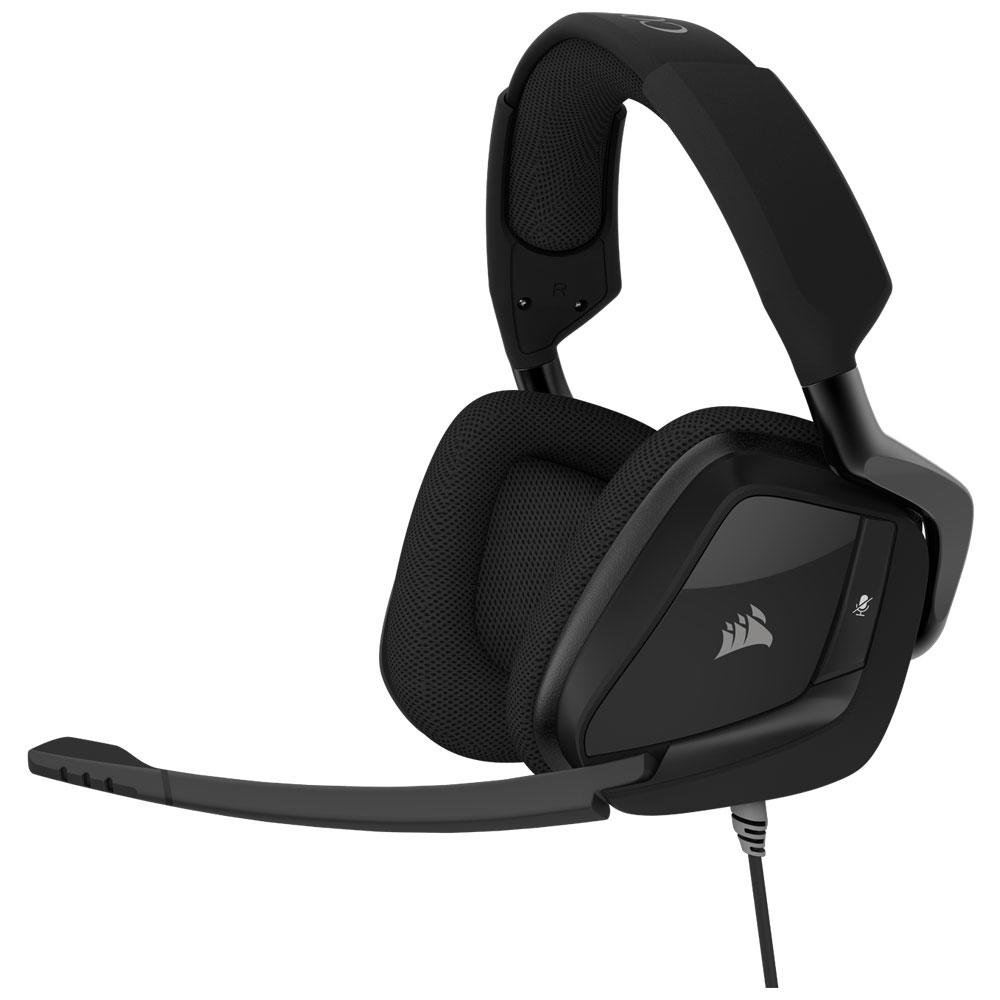 Headset Gamer Corsair Void PRO USB, Surround 7.1, Drivers 50mm, Carbono - CA-9011156-NA Headset Gamer Corsair Void PRO USB, Surround 7.1, Drivers 50mm, Carbono - CA-9011156-NA