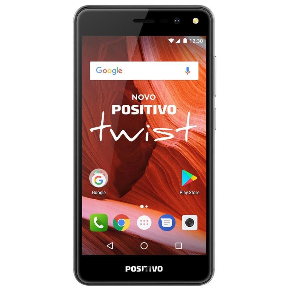 Smartphone Positivo Twist 2018 S511,16GB, 8MP, Tela 5´, Cinza Smartphone Positivo Twist 2018 S511,16GB, 8MP, Tela 5´, Cinza