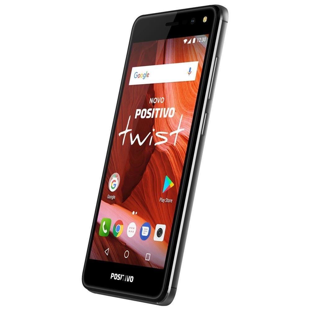Smartphone Positivo Twist 2018 S511,16GB, 8MP, Tela 5´, Cinza Smartphone Positivo Twist 2018 S511,16GB, 8MP, Tela 5´, Cinza