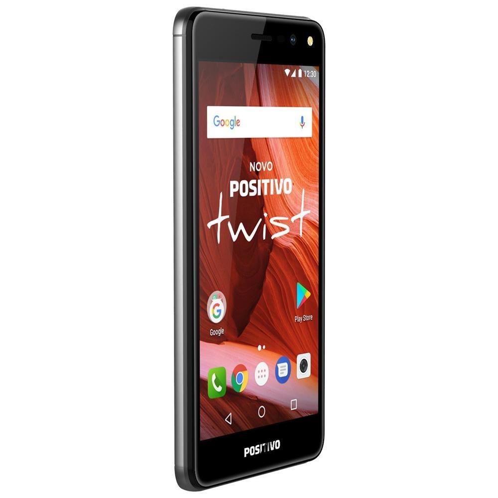 Smartphone Positivo Twist 2018 S511,16GB, 8MP, Tela 5´, Cinza Smartphone Positivo Twist 2018 S511,16GB, 8MP, Tela 5´, Cinza