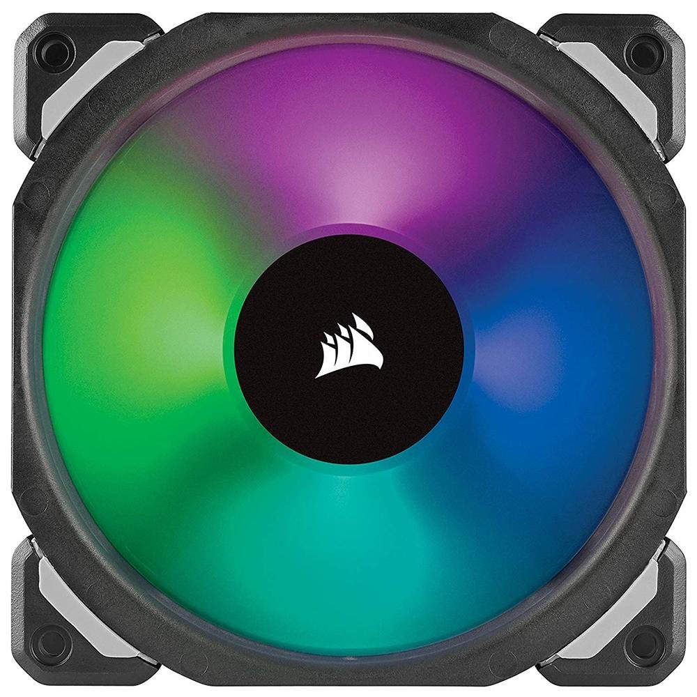 Cooler Fan Corsair ML120 PRO, 2 Unidades, 120mm, RGB, Preto - CO