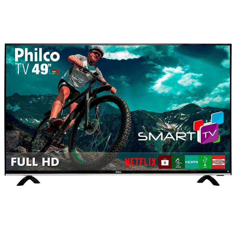 Smart TV LED 49´ Full HD Philco, 3 HDMI, USB, Wi-Fi, HDR - PTV49E68DSWN Smart TV LED 49´ Full HD Philco, 3 HDMI, USB, Wi-Fi, HDR - PTV49E68DSWN