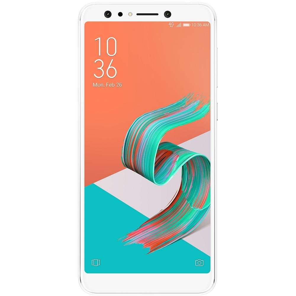 Smartphone Asus Zenfone 5 Selfie Pro, 128GB, 20MP, Tela 6´, Branco - ZC600KL-5B126BR Smartphone Asus Zenfone 5 Selfie Pro, 128GB, 20MP, Tela 6´, Branco - ZC600KL-5B126BR