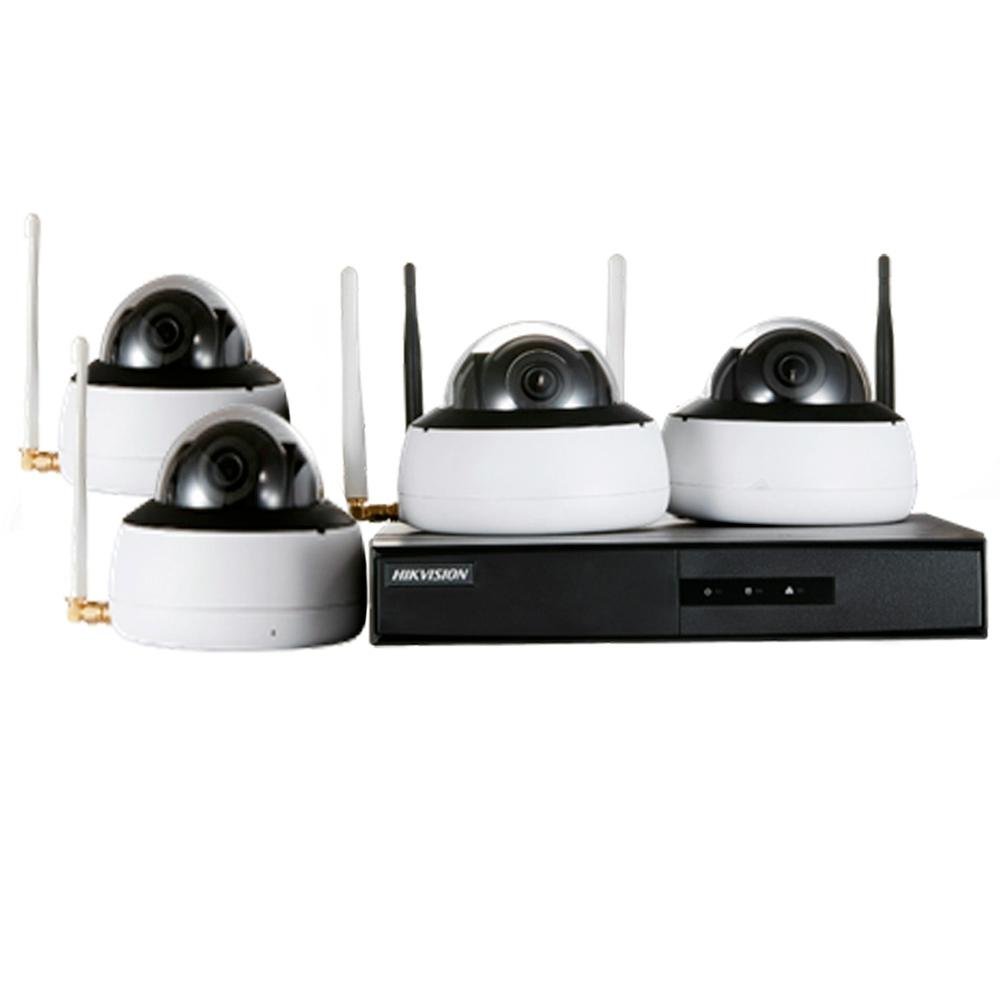 Kit de Monitoramento Hikvision NVR 4D WIFI - NK4W1-1T (TB) Kit de Monitoramento Hikvision NVR 4D WIFI - NK4W1-1T (TB)