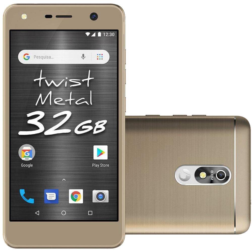 Smartphone Positivo Twist Metal S531, 32GB, 8MP, Tela 5.2´, Dourado Smartphone Positivo Twist Metal S531, 32GB, 8MP, Tela 5.2´, Dourado