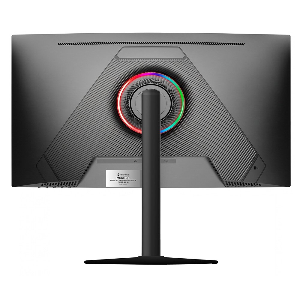Monitor Gamer Rise Mode Nova Pro 32", QHD, 180Hz, 1ms, IPS, HDMI e DisplayPort, Som Integrado, Preto - RM-MONV01-32F1802K-B