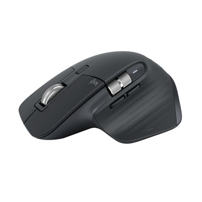Mouse Logitech Mx Master 3s Bluetooth Edition, Conexão por Bluetooth, Rolagem ultra-rápida, 8K DPI, Clique Silencioso, Grafite - 910-007502