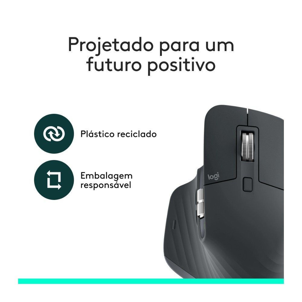 Mouse Logitech MX Master 3S Grafite | KaBuM!