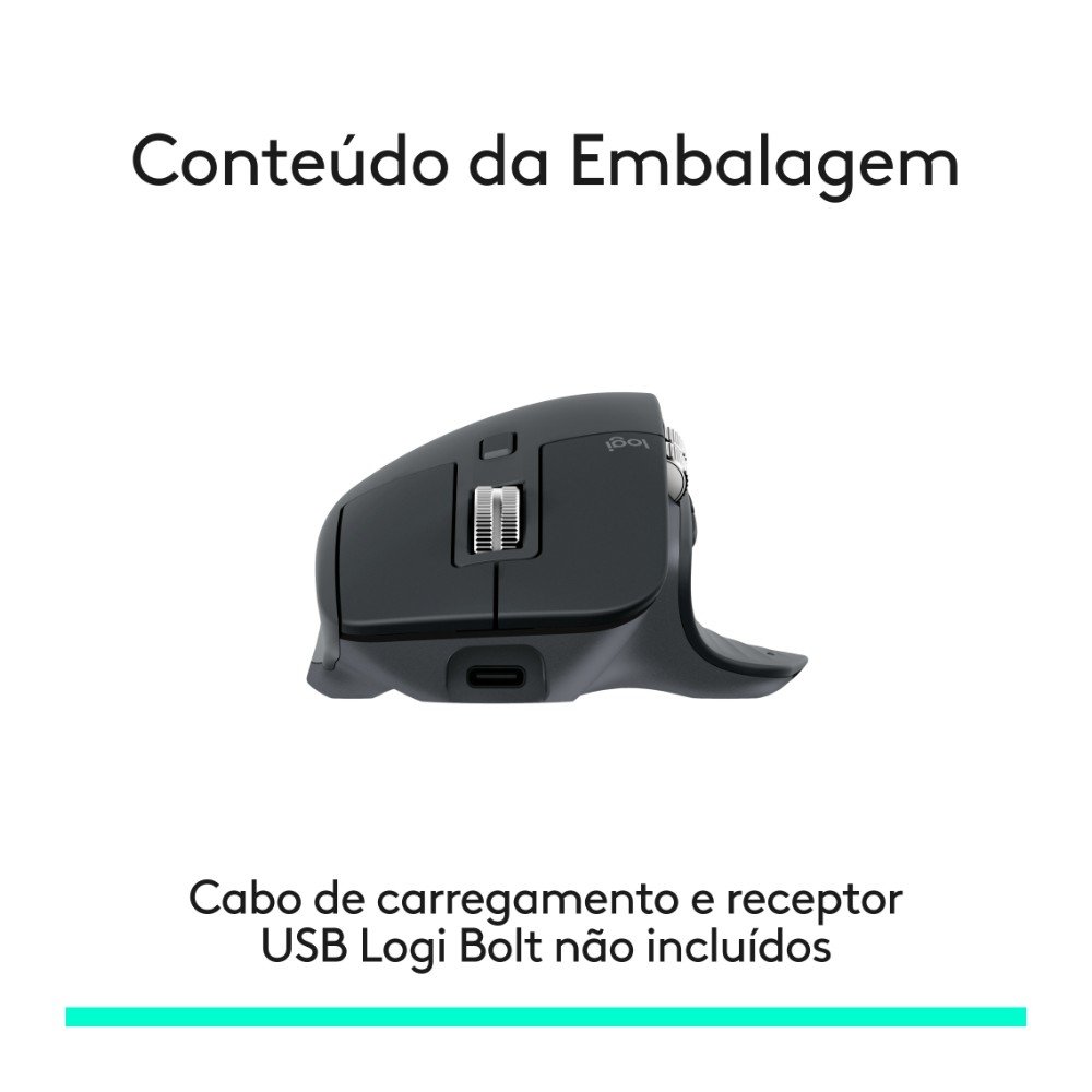 Mouse Logitech MX Master 3S Grafite | KaBuM!