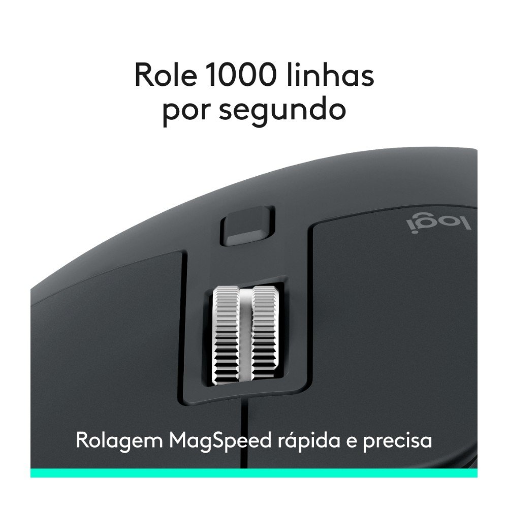 Mouse Logitech MX Master 3S Grafite | KaBuM!