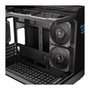 Gabinete Gamer Esgaming Aircredt 007, Mid Tower, M-ATX, Frontal e Lateral em Vidro Temperado, Sem Fans, Preto - Aircraft 007-BK