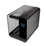 Gabinete Gamer Esgaming Aircredt 007, Mid Tower, M-ATX, Frontal e Lateral em Vidro Temperado, Sem Fans, Preto - Aircraft 007-BK