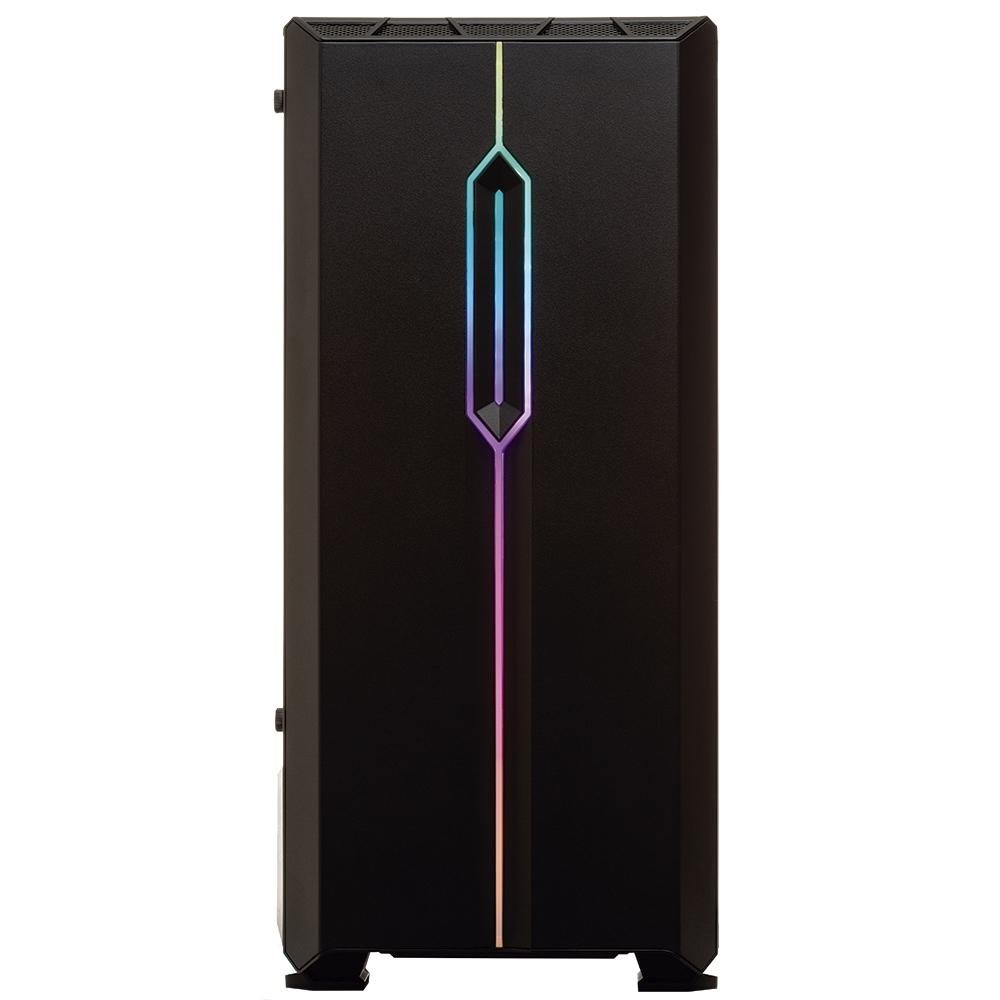 Gabinete Gamer Husky Gaming Avalanche, Preto, Mid Tower, 3 Fans RGB, Lateral de Vidro Temperado - HGMC002
