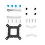 Air Cooler Montech NX600, ARGB, Dual Tower, 120mm, Intel e AMD, Branco - NX600ARGBW