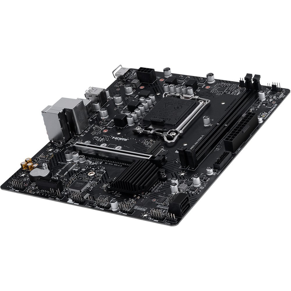 Placa-Mãe MSI PRO H610M-S, Intel LGA 1700, mATX, DDR5 - PROH610MS