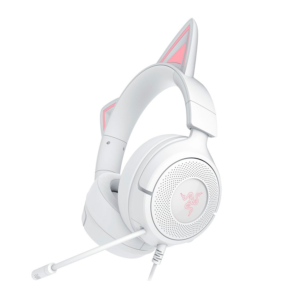 ヘッドホン Razer Kraken Kitty V3 X White Edition Headset Razer Kraken Kitty V3 X White RGB | KaBuM!