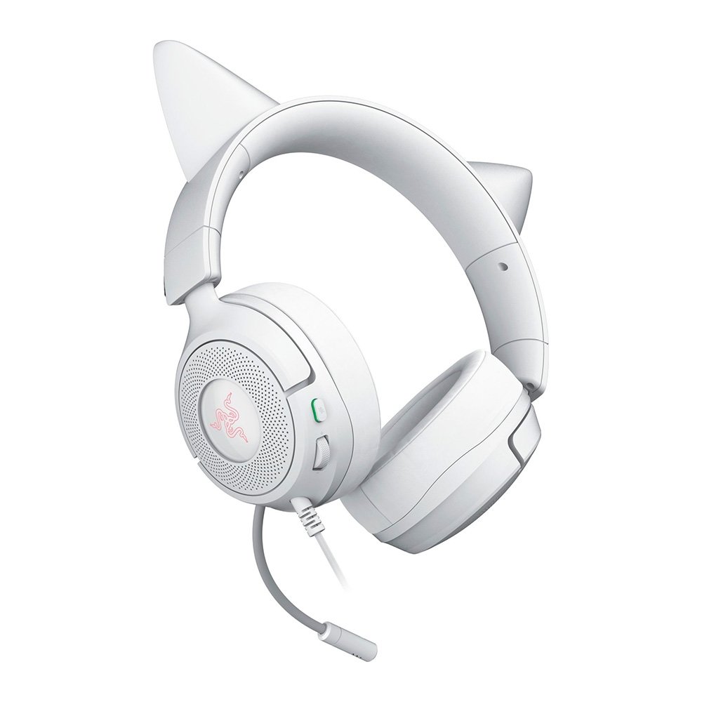 ヘッドホン Razer Kraken Kitty V3 X White Edition Headset Razer Kraken Kitty V3 X White RGB | KaBuM!