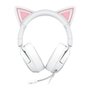 Headset Gamer Razer Kraken Kitty V3 X, RGB Chroma, Iluminação nas Orelhas, USB, Branco - RZ04-05350300