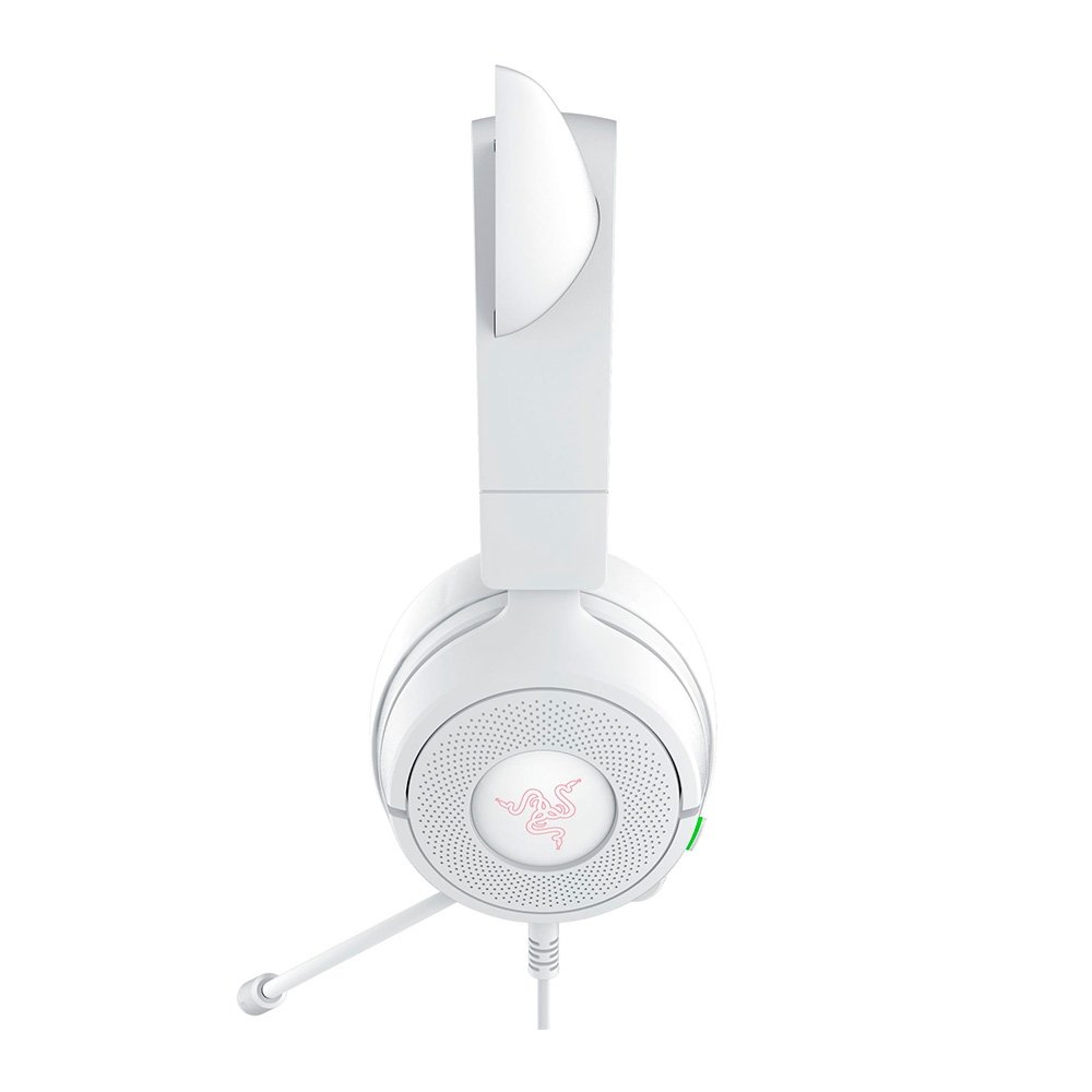 Headset Razer Kraken Kitty V3 X White RGB | KaBuM!