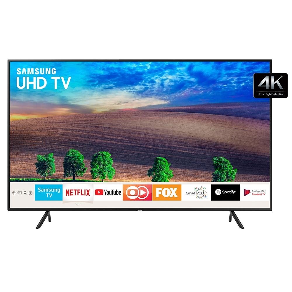 Smart TV LED 40´ UHD 4K Samsung, 3 HDMI, 2 USB, Wi-Fi, HDR - UN40NU7100GXZD Smart TV LED 40´ UHD 4K Samsung, 3 HDMI, 2 USB, Wi-Fi, HDR - UN40NU7100GXZD