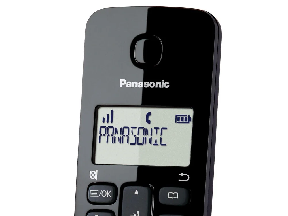 Telefone Sem Fio Panasonic, Com Identificador de Chamadas + 1 Ramal DECT 6.0 Preto - KX-TGB112LBB Telefone Sem Fio Panasonic, Com Identificador de Chamadas + 1 Ramal DECT 6.0 Preto - KX-TGB112LBB