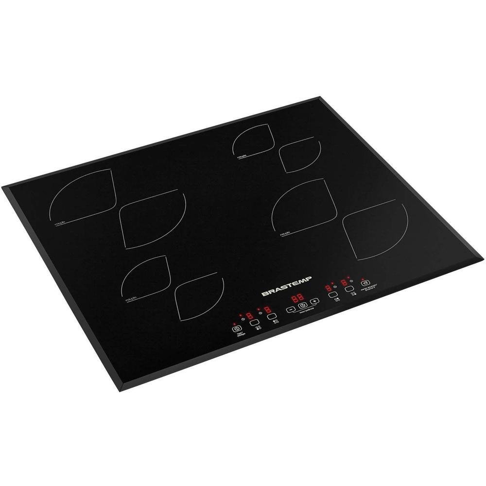 Cooktop Elétrico Brastemp, De Indução, 4 Queimadores Vitrocerâmico, 220v - Bdj62aebna Cooktop Elétrico Brastemp, De Indução, 4 Queimadores Vitrocerâmico, 220v - Bdj62aebna