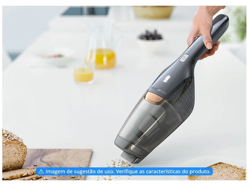 Aspirador De Pó Electrolux Erg25n, 2 Em 1, 420ml, Hepa, Bivolt, Azul Aspirador De Pó Electrolux Erg25n, 2 Em 1, 420ml, Hepa, Bivolt, Azul