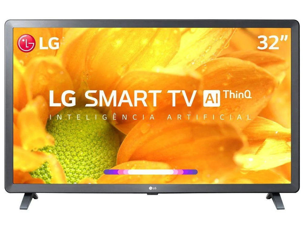 Smart TV LED LG 32 Polegadas HD, LCD, HDR Ativo, Thinq AI, Virtual Surround Sound, Bivolt, Ceramic Black - 32LM625BPSB Smart TV LED LG 32 Polegadas HD, LCD, HDR Ativo, Thinq AI, Virtual Surround Sound, Bivolt, Ceramic Black - 32LM625BPSB