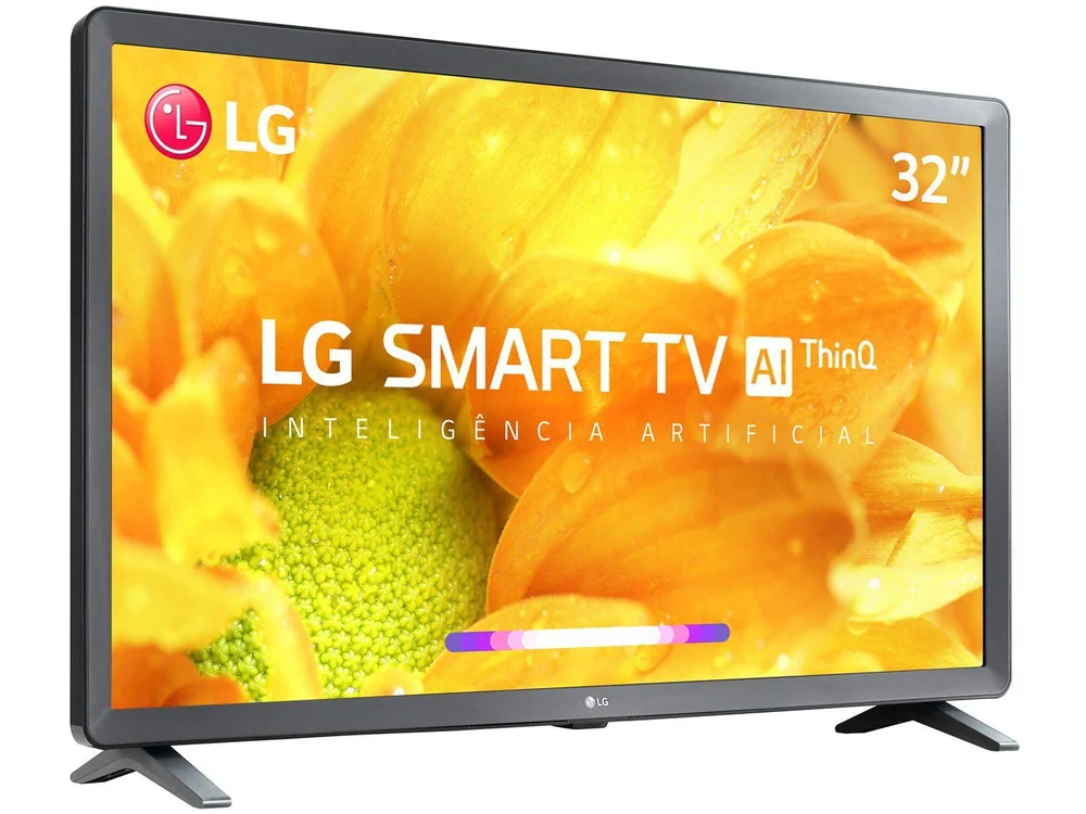 Smart TV LED LG 32 Polegadas HD, LCD, HDR Ativo, Thinq AI, Virtual Surround Sound, Bivolt, Ceramic Black - 32LM625BPSB Smart TV LED LG 32 Polegadas HD, LCD, HDR Ativo, Thinq AI, Virtual Surround Sound, Bivolt, Ceramic Black - 32LM625BPSB