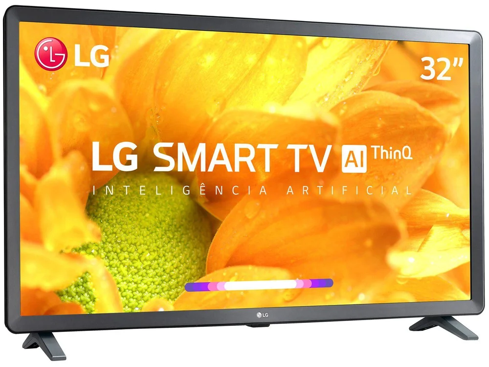 Smart TV LED LG 32 Polegadas HD, LCD, HDR Ativo, Thinq AI, Virtual Surround Sound, Bivolt, Ceramic Black - 32LM625BPSB Smart TV LED LG 32 Polegadas HD, LCD, HDR Ativo, Thinq AI, Virtual Surround Sound, Bivolt, Ceramic Black - 32LM625BPSB