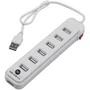 HUB Bright USB, Carregador, Com 7 Portas, Chave Seletora 5V 2A